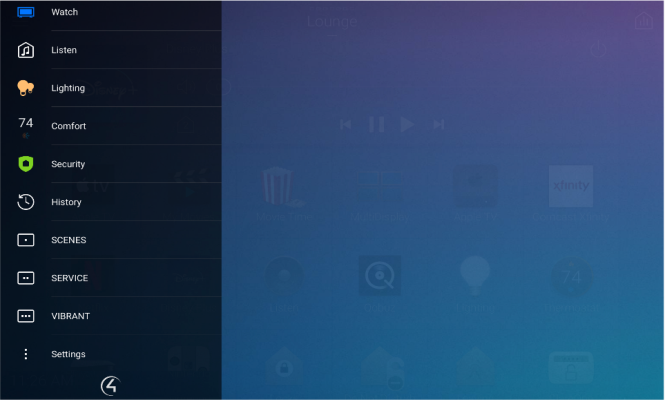 Fly out menu on mobile